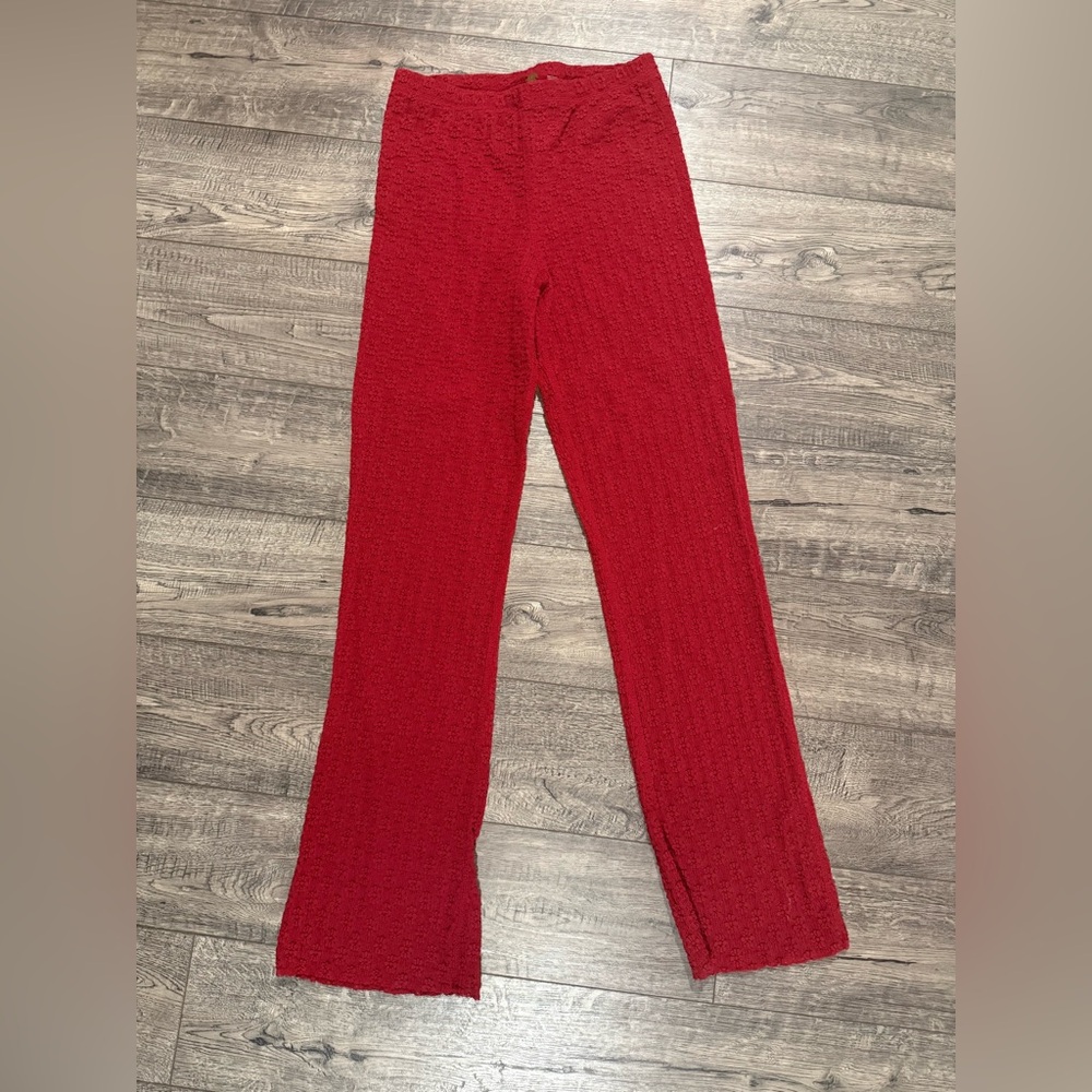 FREE PEOPLE Red Pants